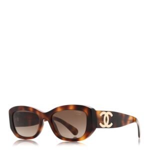 Acetate Polarized Rectangle Sunglasses 5493 Tortoise