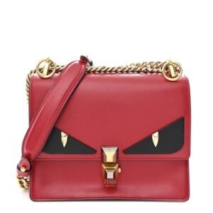 Fendi Vitello Liberty Monster Eyes Small Kan I Shoulder Bag