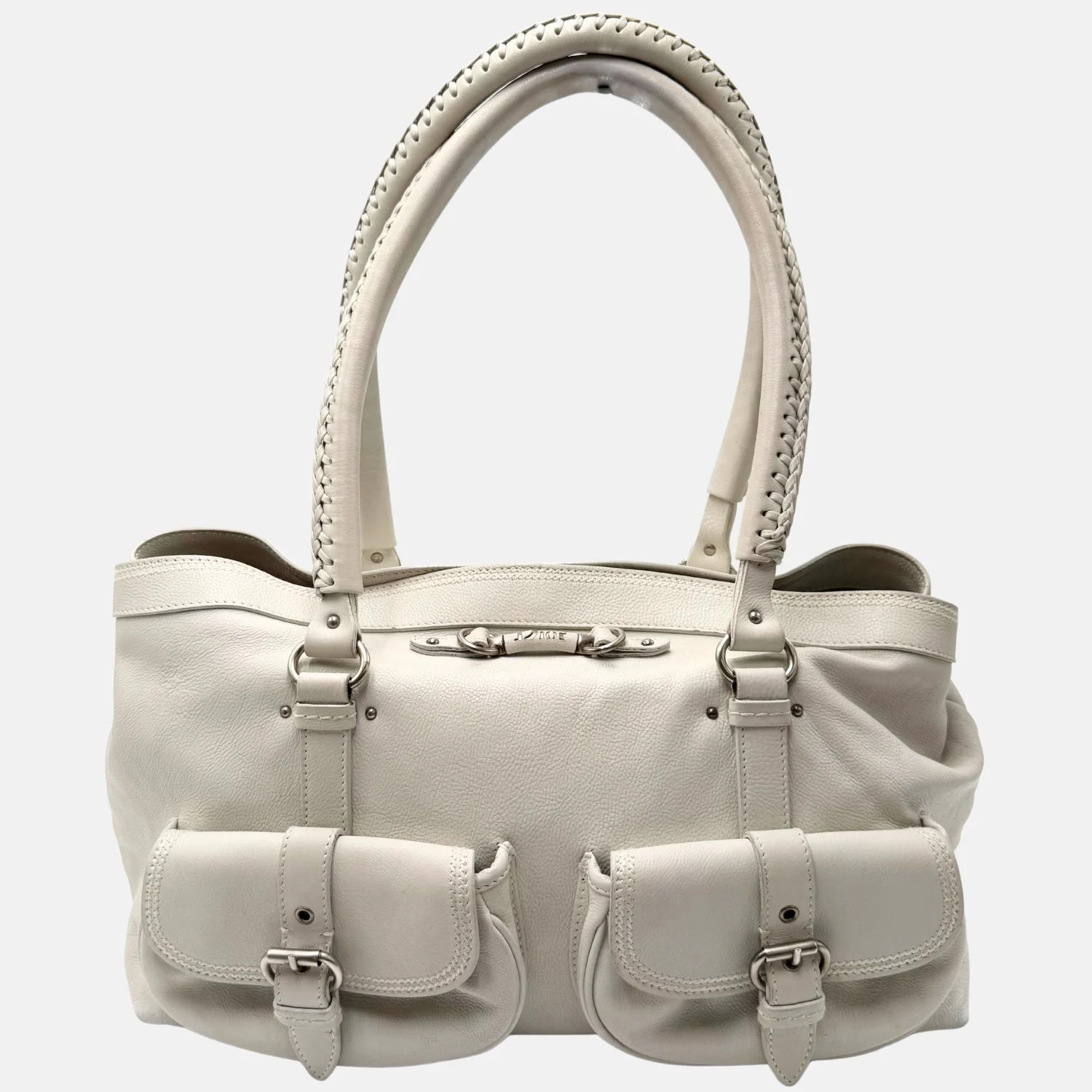 My Dior Satchel White Leather
