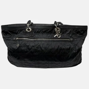 Cannage Tote Bag Black Nylon