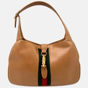 Jackie Hobo Bag Camel Leather