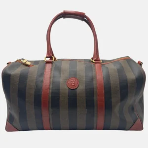 Duffel Pequin Striped Coated Canvas