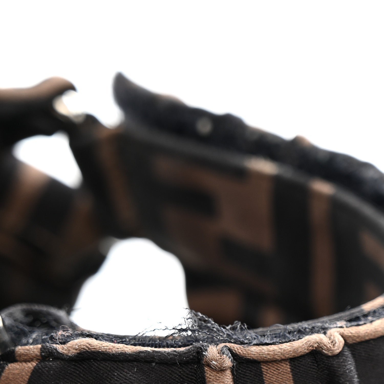 Fendi Feel Brown satin sandals 38 - Image 10