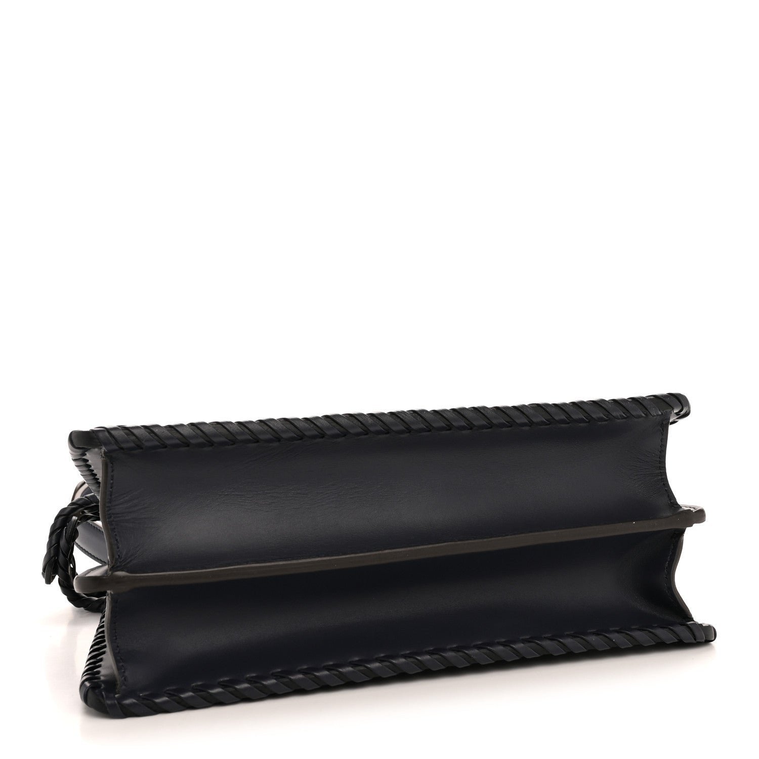 Fendi Vitello King Shiny Nappa Intreccio Petite Peekaboo I SEE U Satchel - Image 4