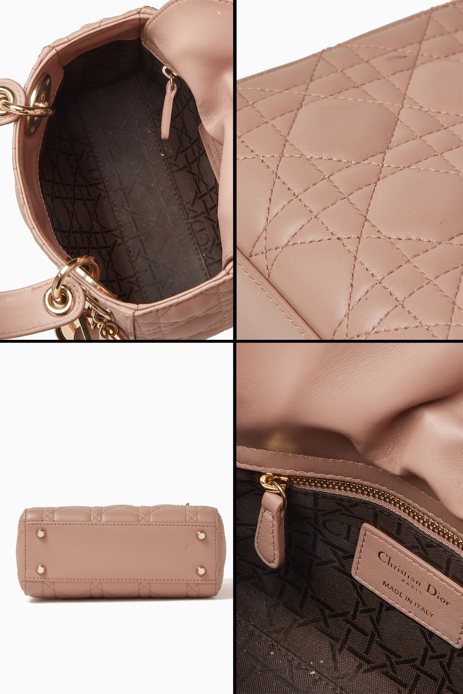 Powder Beige Cannage Lambskin - Image 4