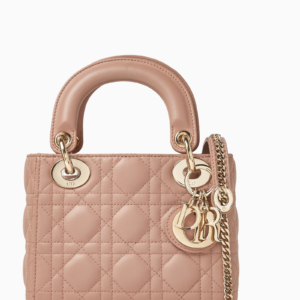 Powder Beige Cannage Lambskin