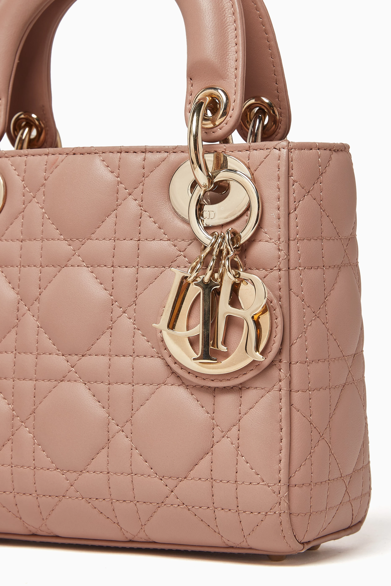 Powder Beige Cannage Lambskin - Image 6