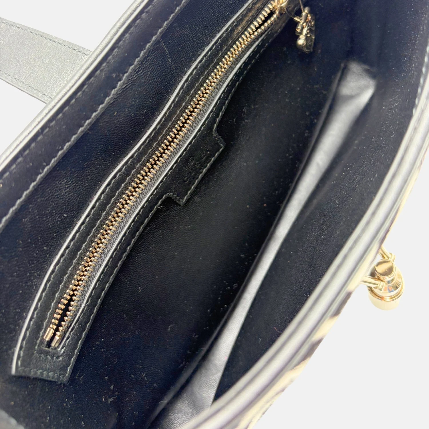 Jackie 1961 Zebra Horsehair Shoulder Bag - Image 7