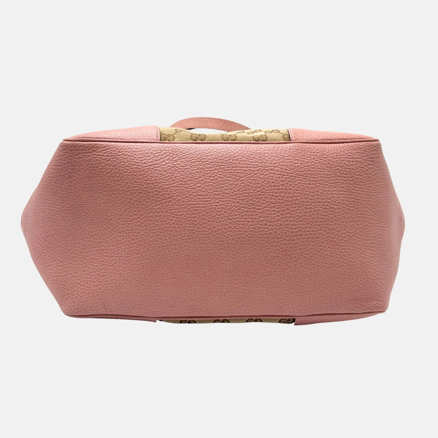 GG Canvas Pink Leather Trim Tote - Image 5