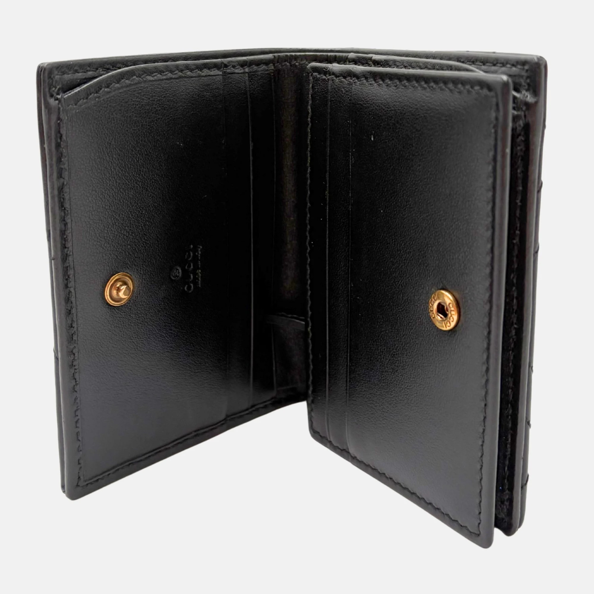 GG Marmont Matelasse Card Case Black - Image 4