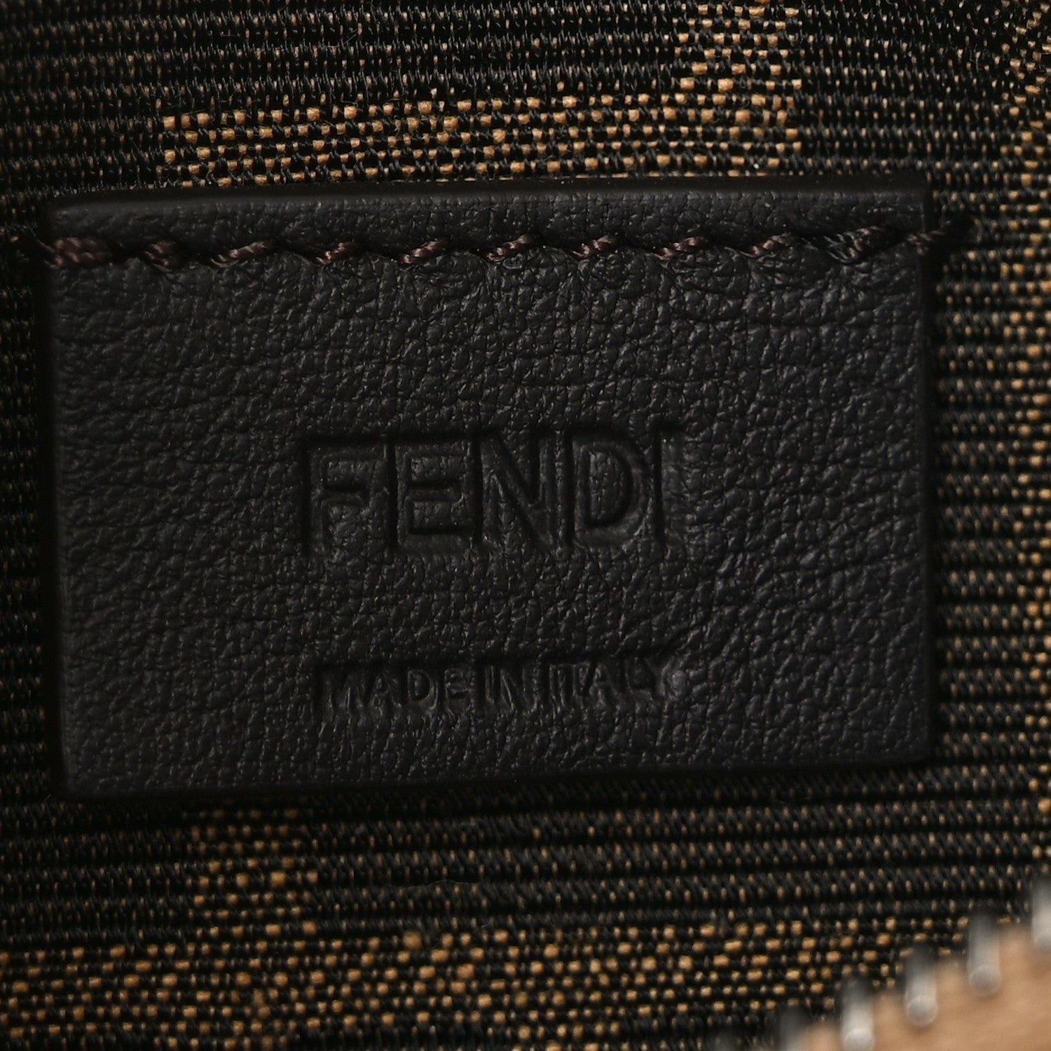 Fendi Vitello Grace Nano Fendigraphy Hobo Charm - Image 5