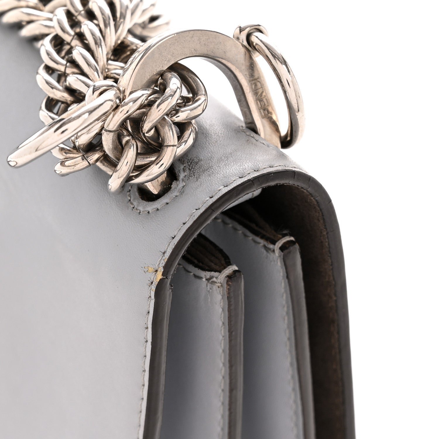 Fendi Vitello Liberty Studded Small Kan I Shoulder Bag - Image 11