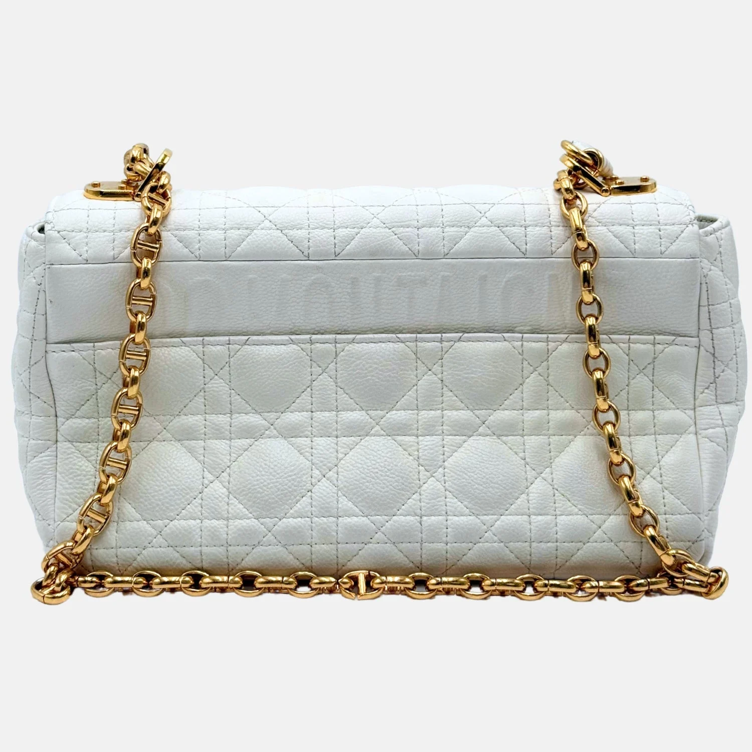 Caro Bag Ivory Lambskin Cannage Large - Image 2