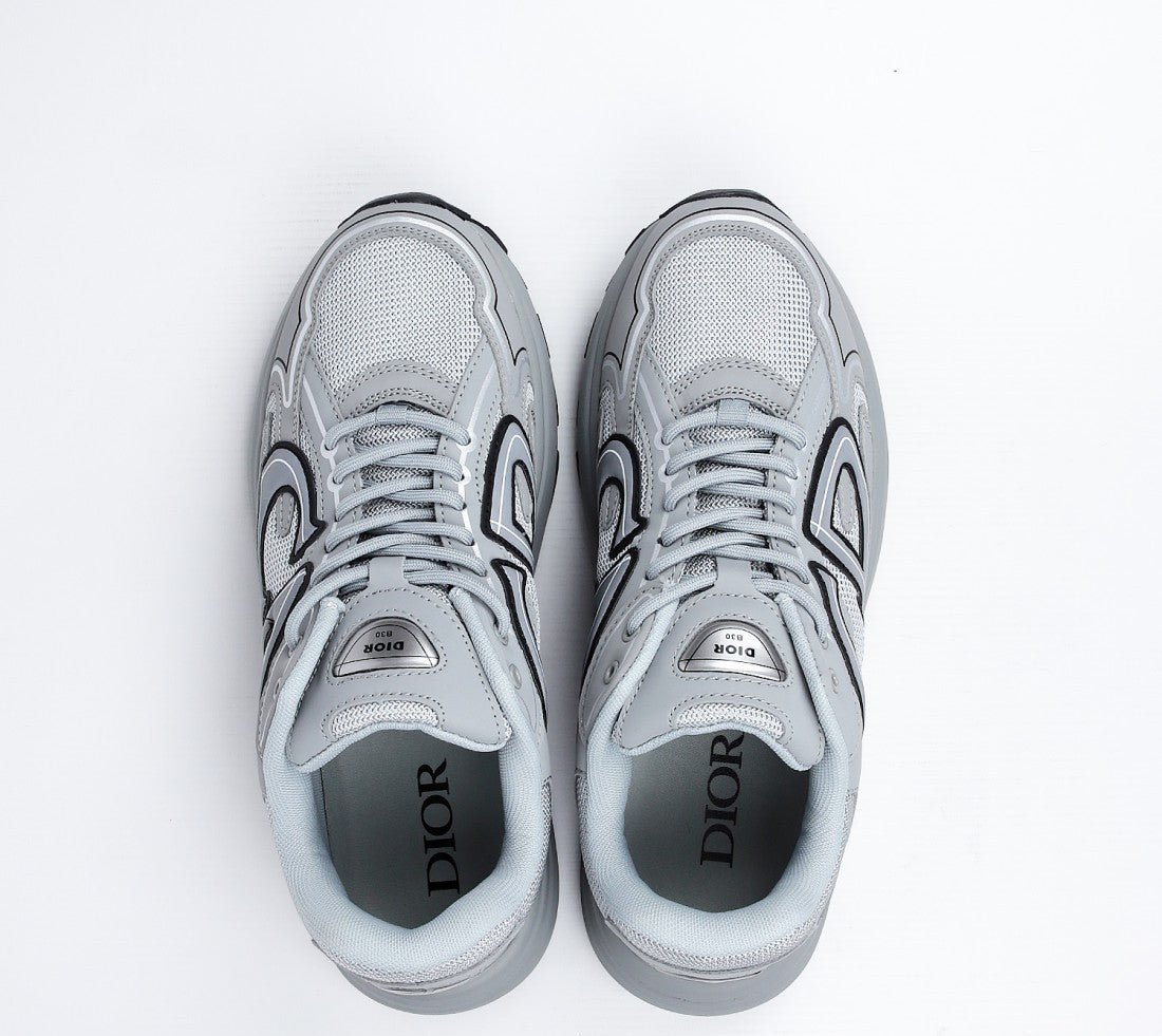 B30 Sneaker Grey Mesh and Technical Fabric - Image 4