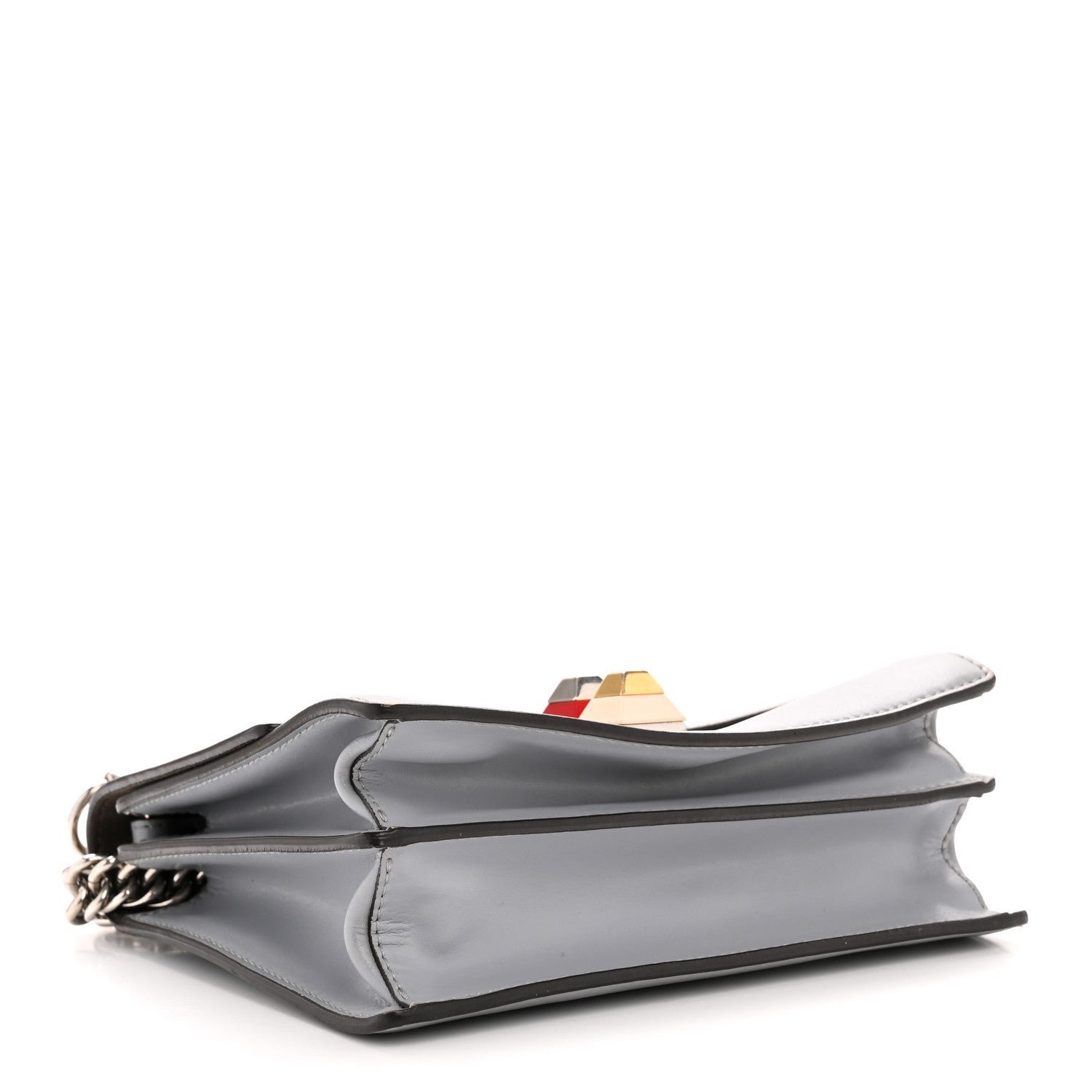 Fendi Vitello Liberty Studded Small Kan I Shoulder Bag - Image 4