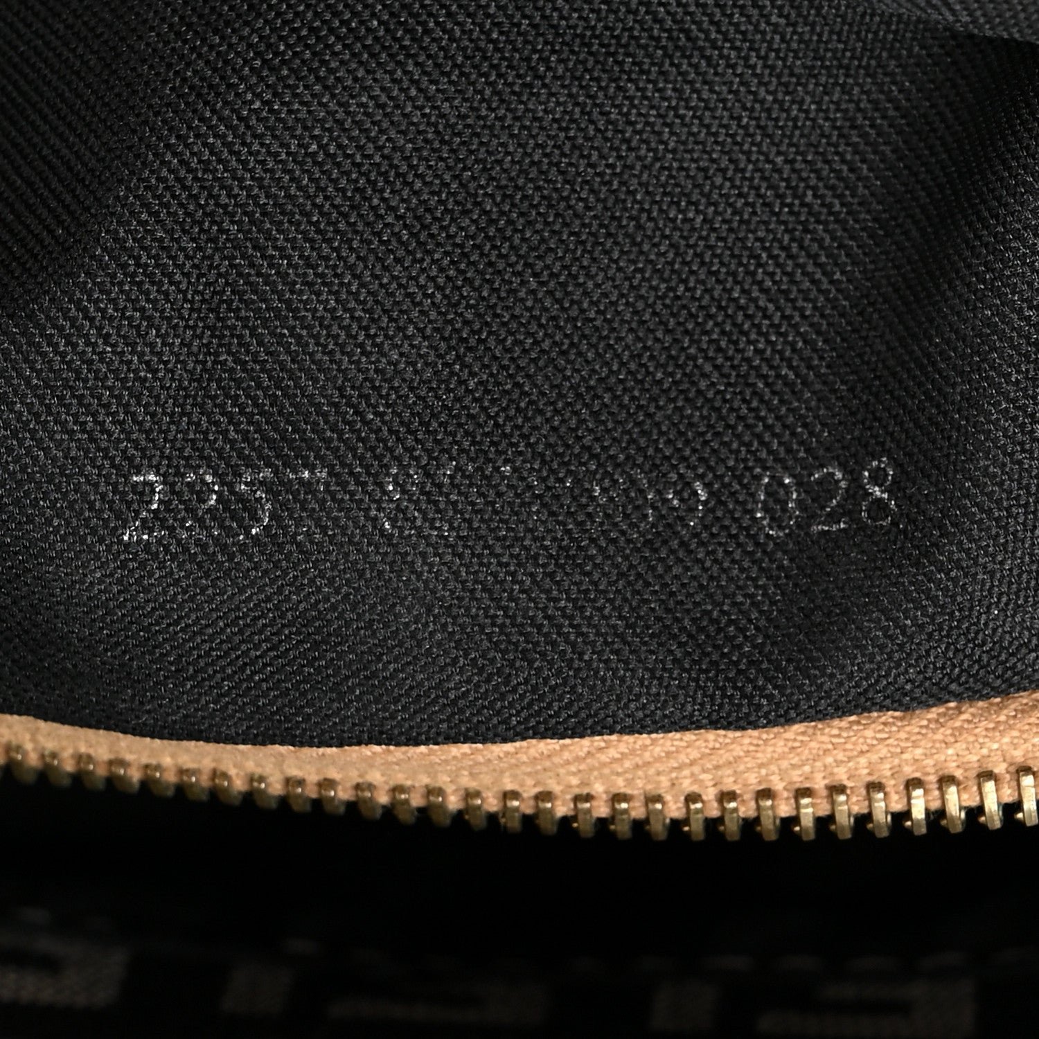 Fendi Zucchino Baguette (Beige/Black Canvas) - Image 7