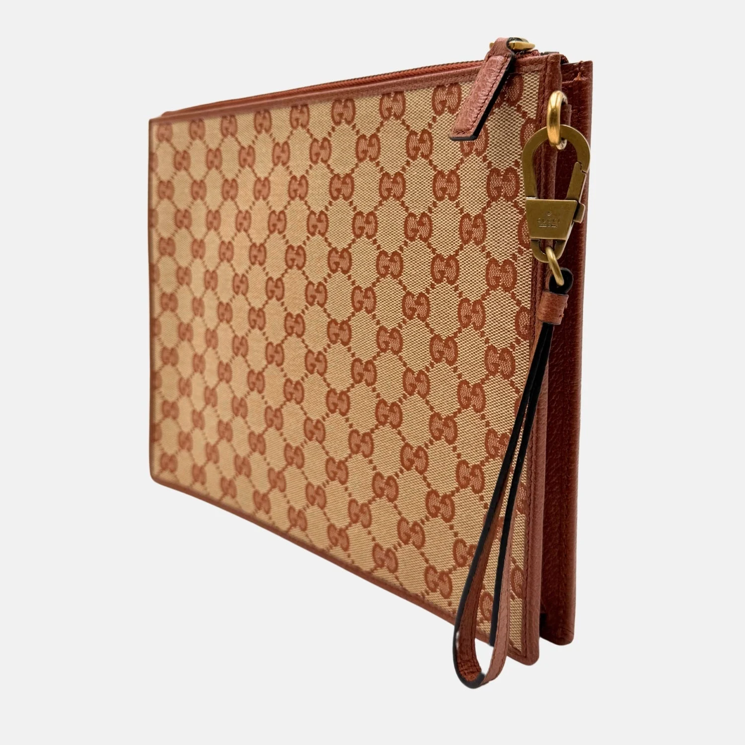 x MLB NY Yankees Zip Wristlet Pouch Beige - Image 8