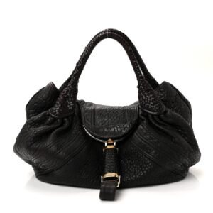 Fendi Spy Bag Moro Nappa Nuvolata Leather
