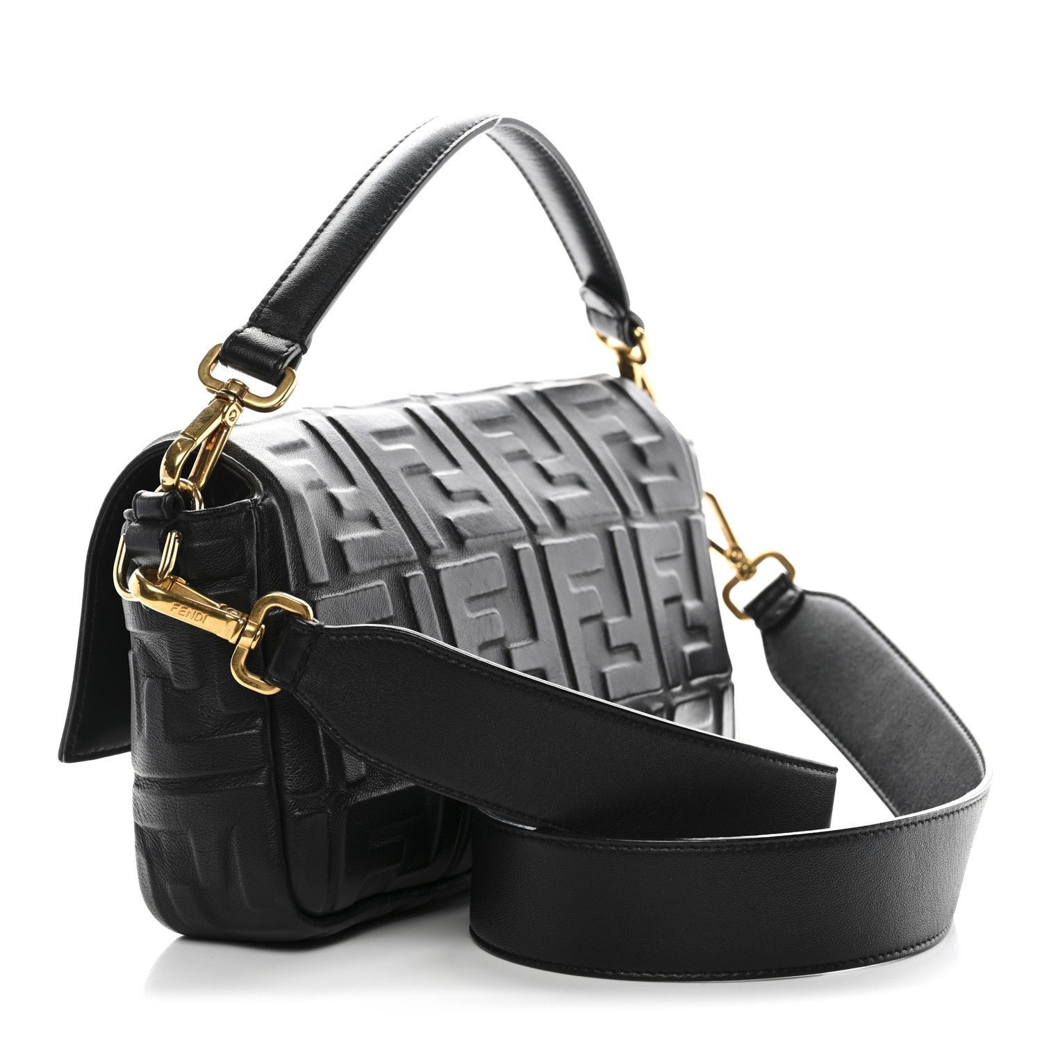 Baguette® Black leather bag - Image 3