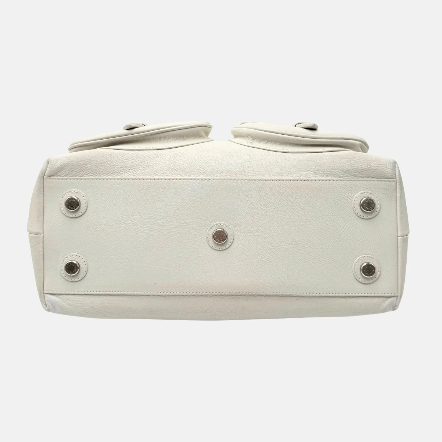 My Dior Satchel White Leather - Image 5