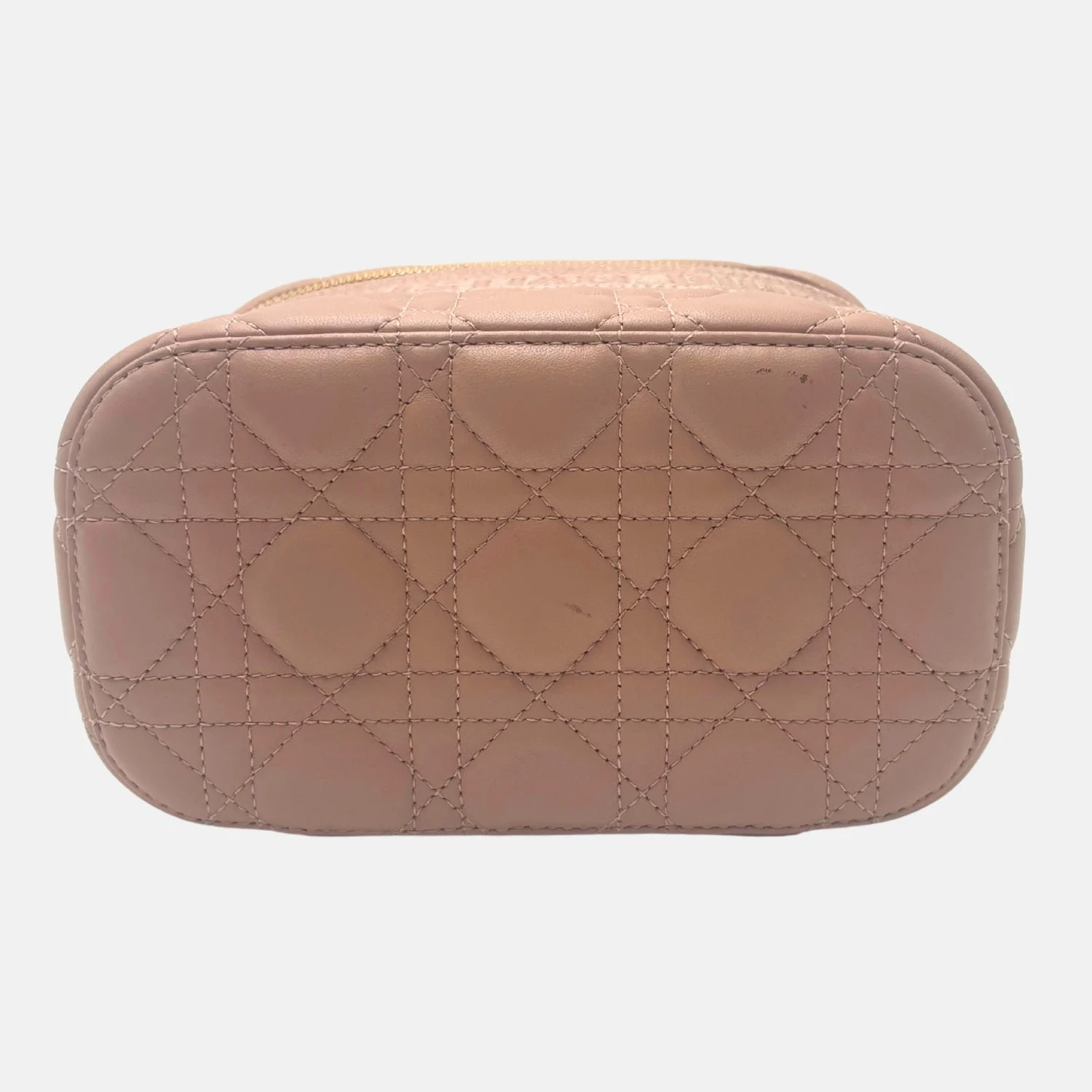 Vanity Case Dusty Pink Cannage Leather - Image 5