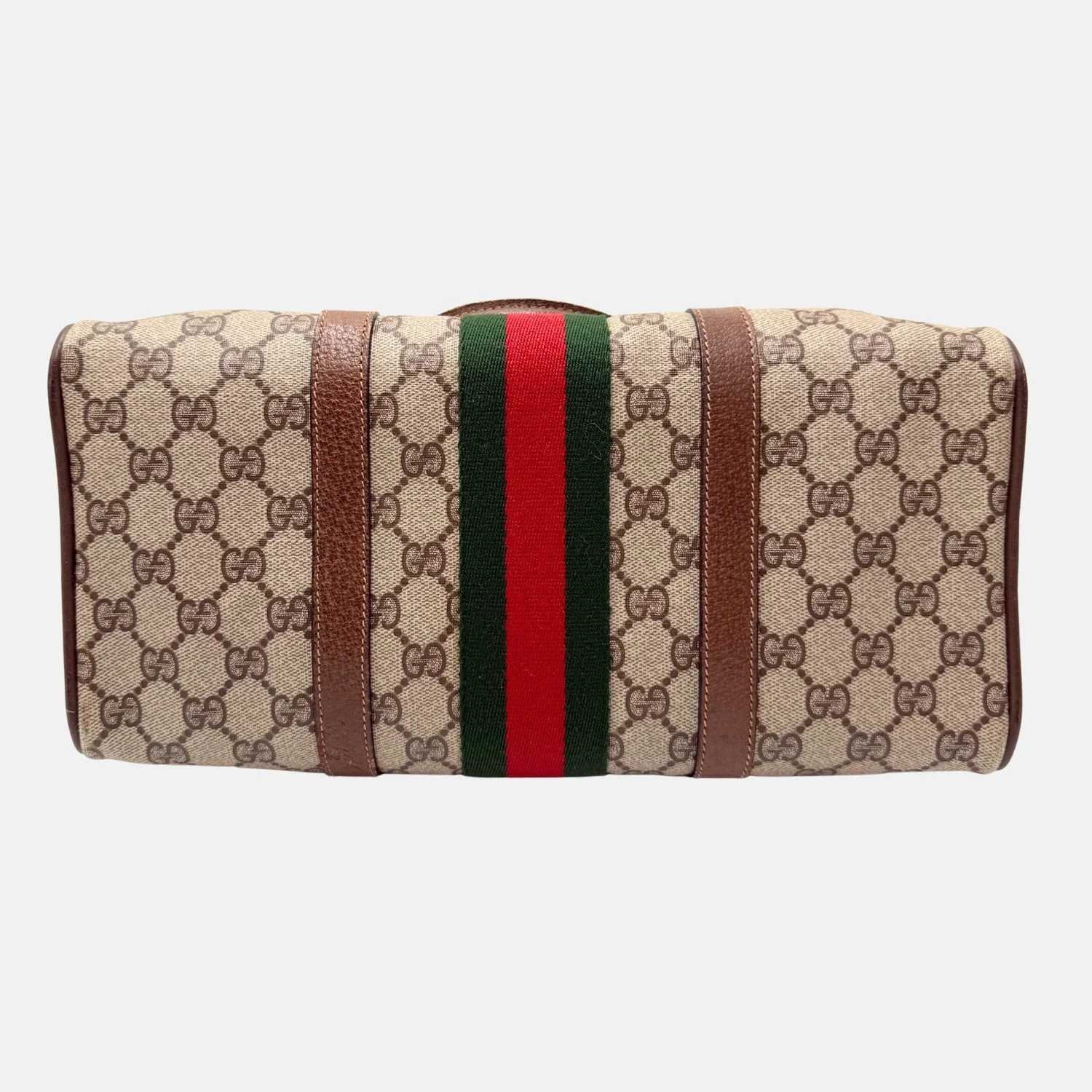 Boston Bag Beige and Brown GG Supreme Canvas Medium - Image 5