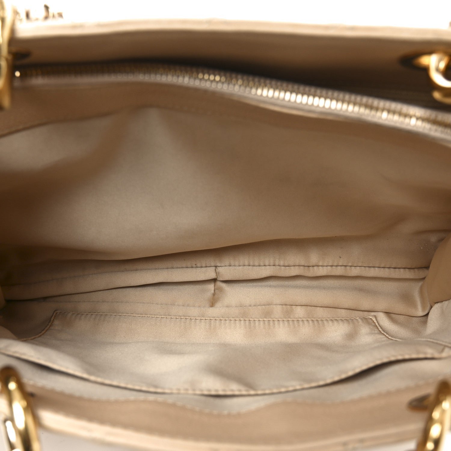 Caviar Quilted Grand Shopping Tote GST Beige - Image 5