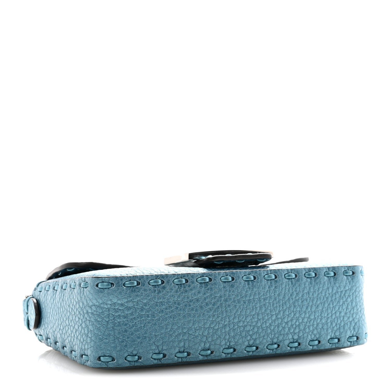 Mini Baguette Sellerissima Metallic Cuoio Roma & Tape Stitch - Image 4