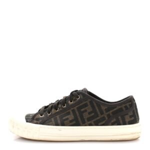 Fendi Fabric Jacquard FF Domino Low-Top Sneakers