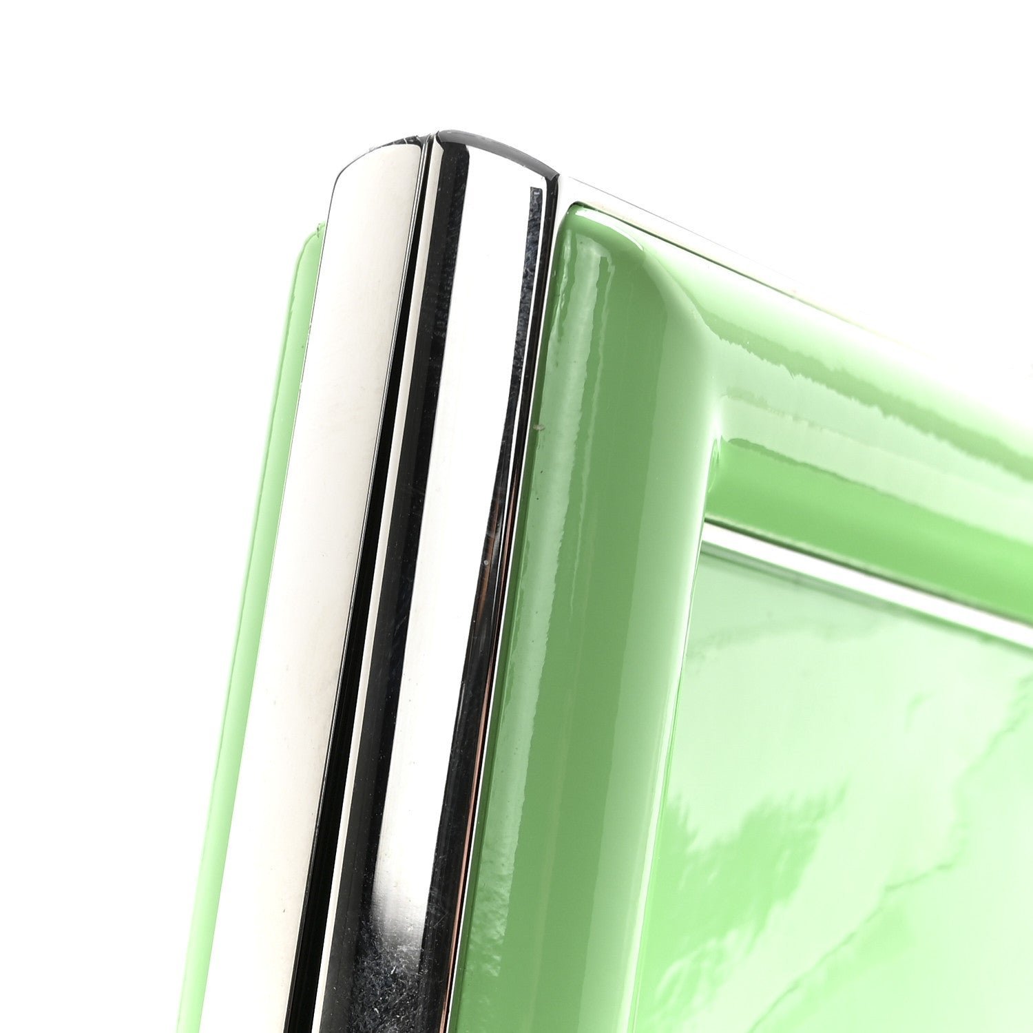 Fendi First Midi Edamame Green Patent Leather Bag - Image 13