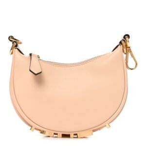 Fendi Vitello Grace Matte Nano Fendigraphy Hobo Charm