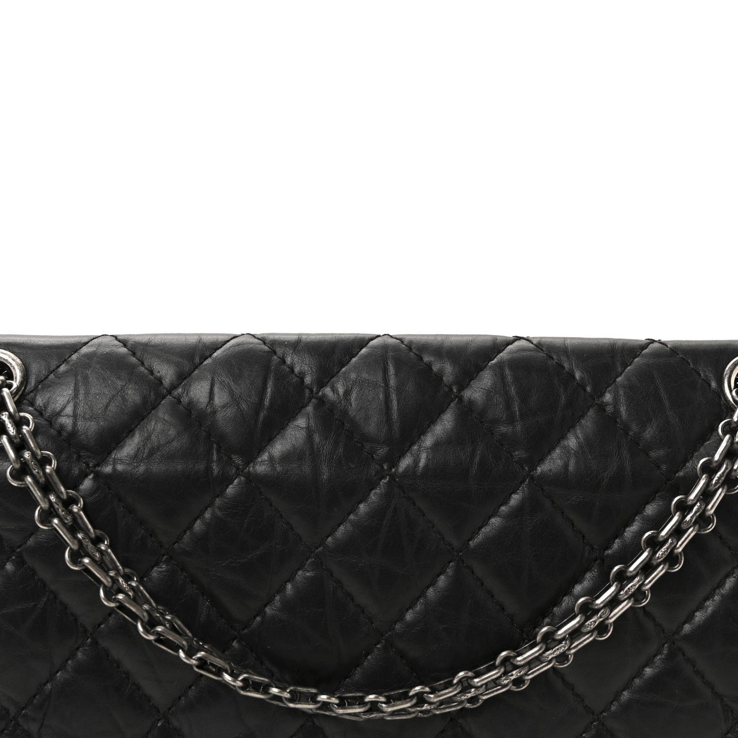 Aged Calfskin Quilted 2.55 Reissue 226 Flap Black - Image 8