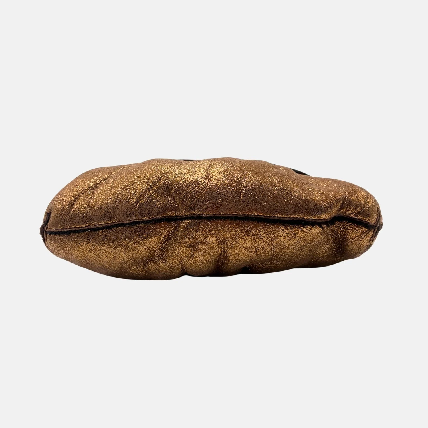 Chef Shoulder Bag Bronze Shearling - Image 4