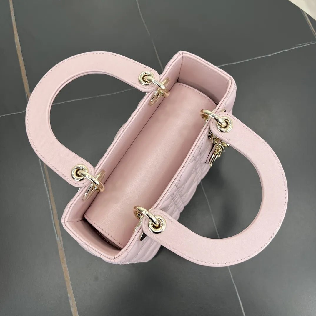 Powder Beige Cannage Lambskin - Image 6