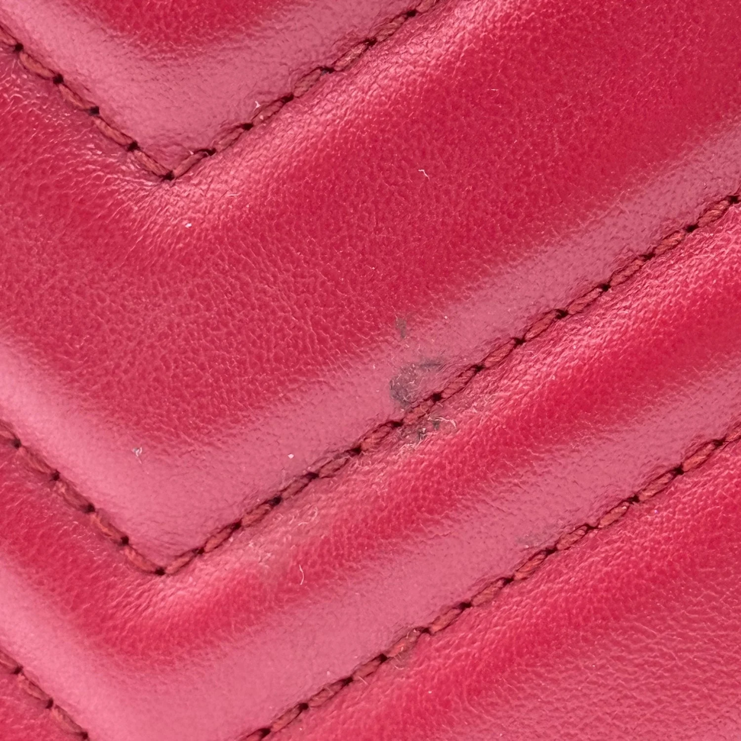 Marmont Camera Bag Red Matelassé Leather Mini - Image 7