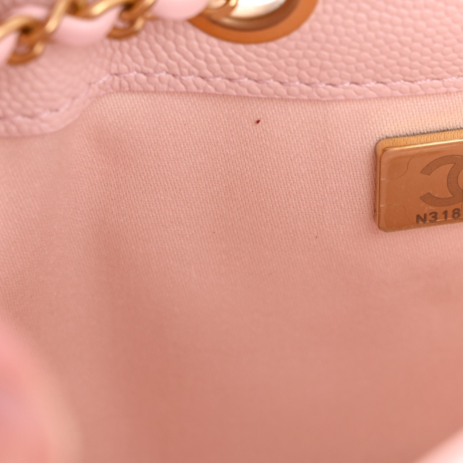 Caviar Quilted Mini Chanel 25 Handbag Light Pink - Image 7