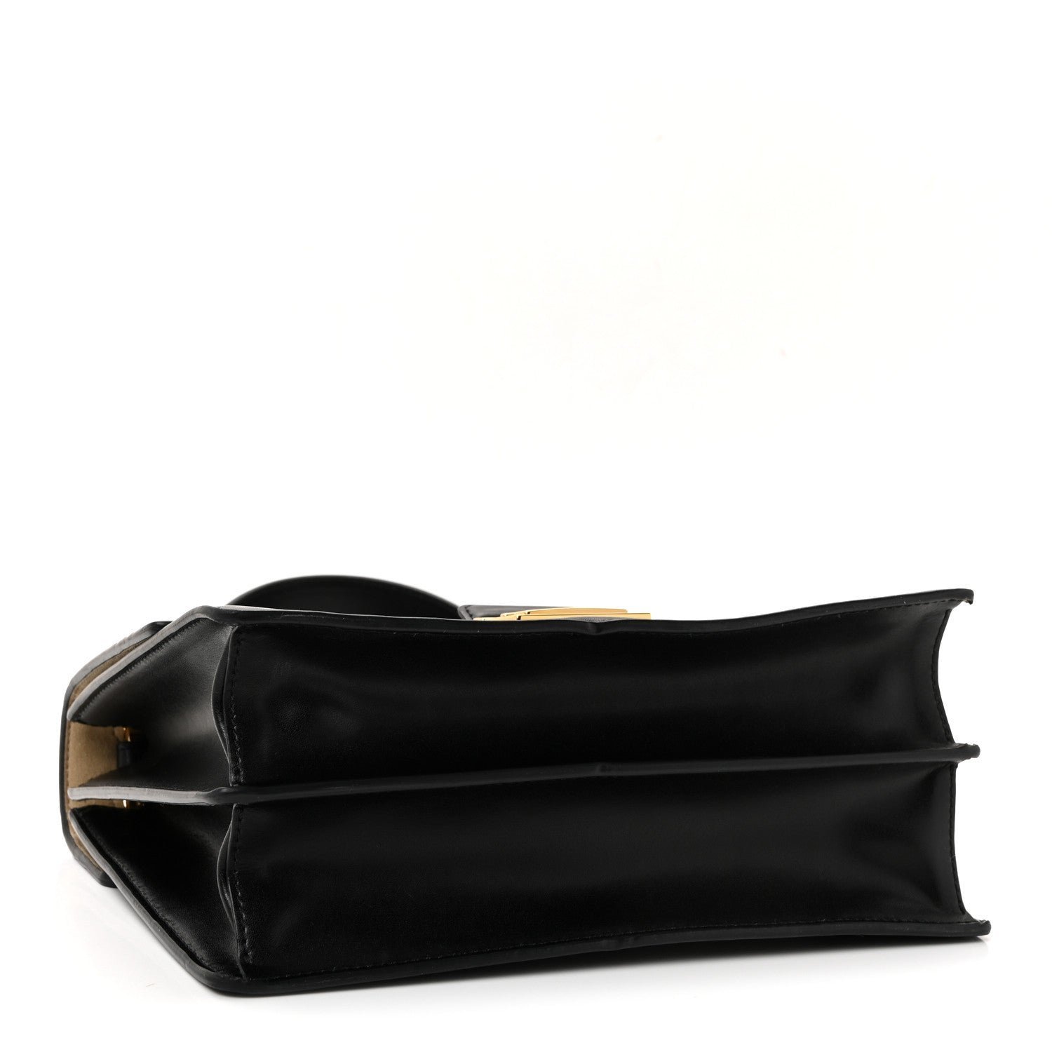 Fendi Vitello Liberty Bi-Color FF 1974 Embossed Kan U Shoulder Bag - Image 4