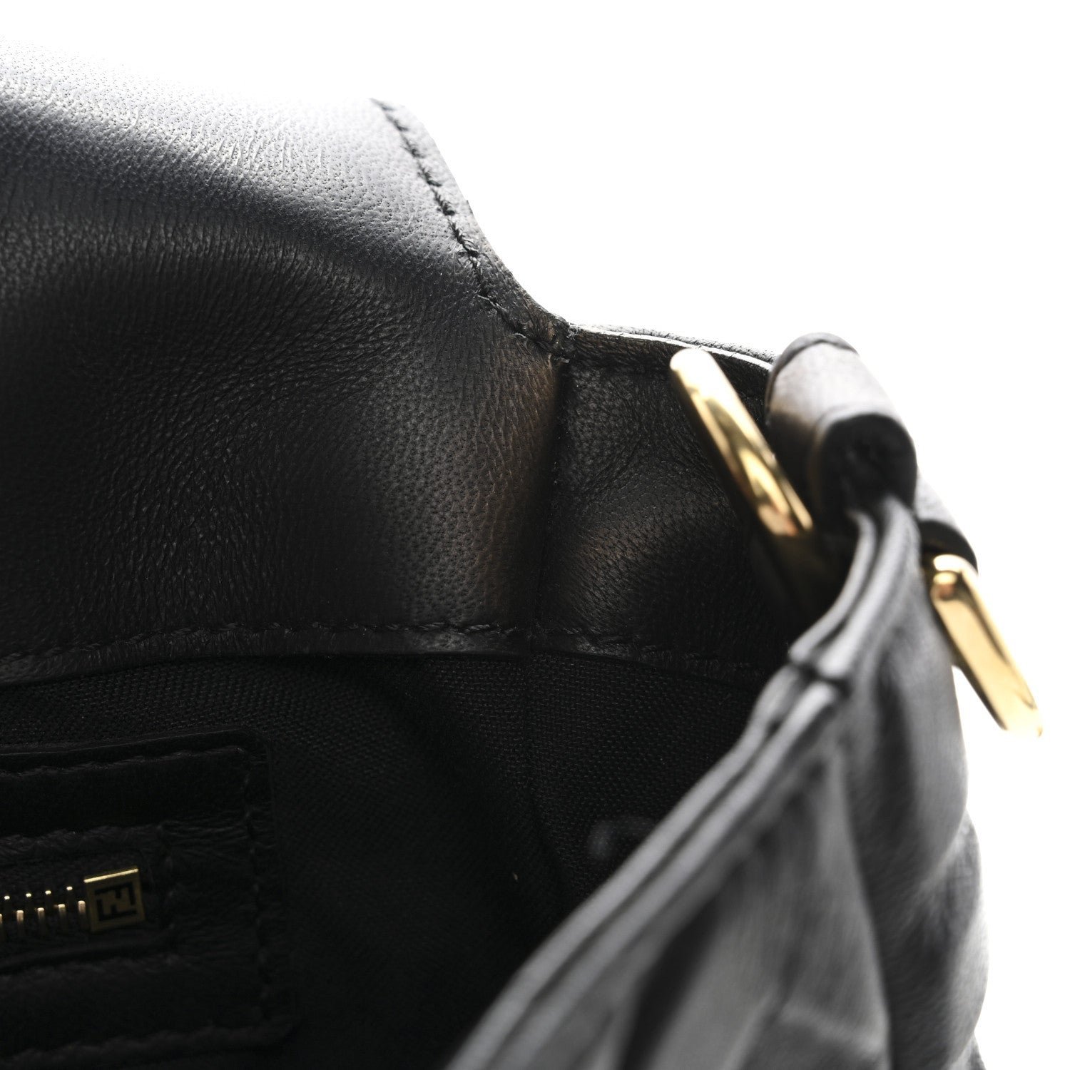 Baguette® Black leather bag - Image 10