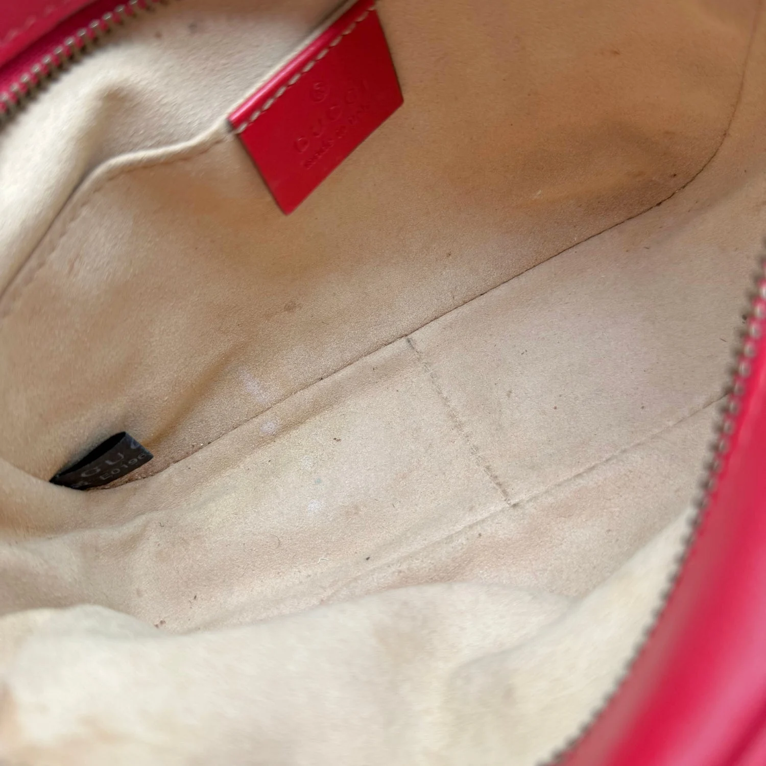 Marmont Camera Bag Red Matelassé Leather Mini - Image 8