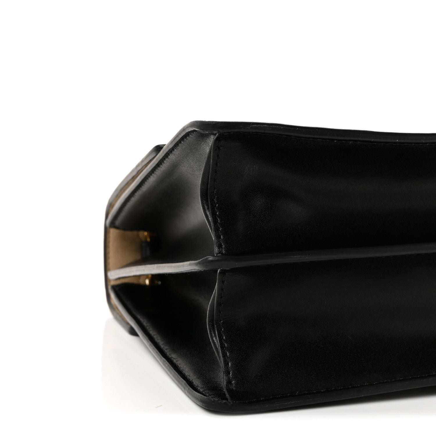 Fendi Vitello Liberty Bi-Color FF 1974 Embossed Kan U Shoulder Bag - Image 9