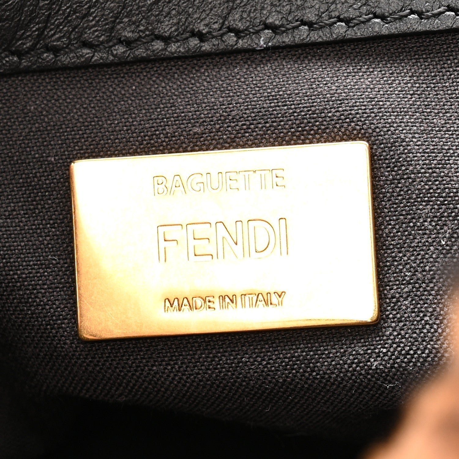 Baguette Tobacco Black Shearling & Leather Bag - Image 5