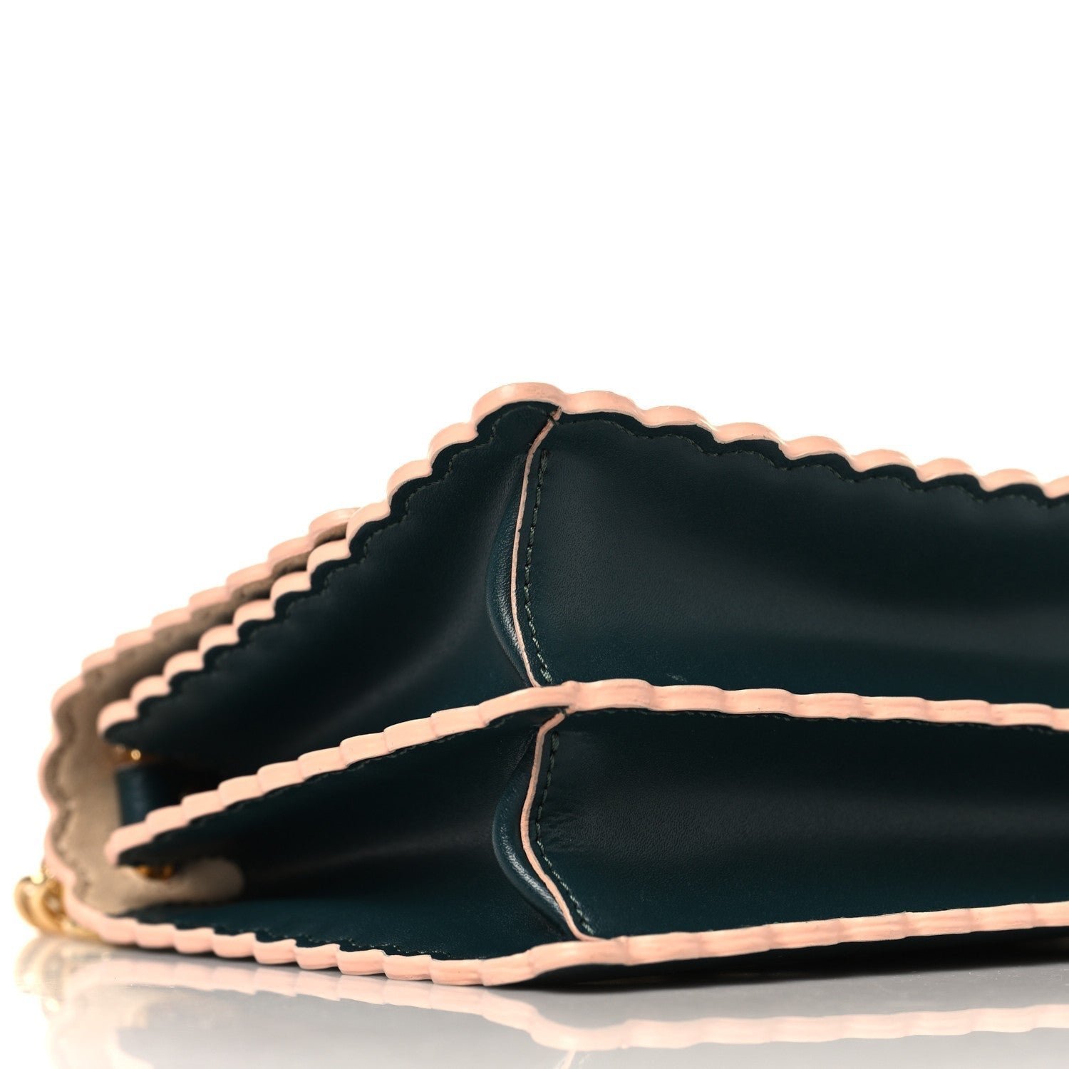 Fendi Vitello Liberty Scalloped Studded Small Kan I Shoulder Bag - Image 9