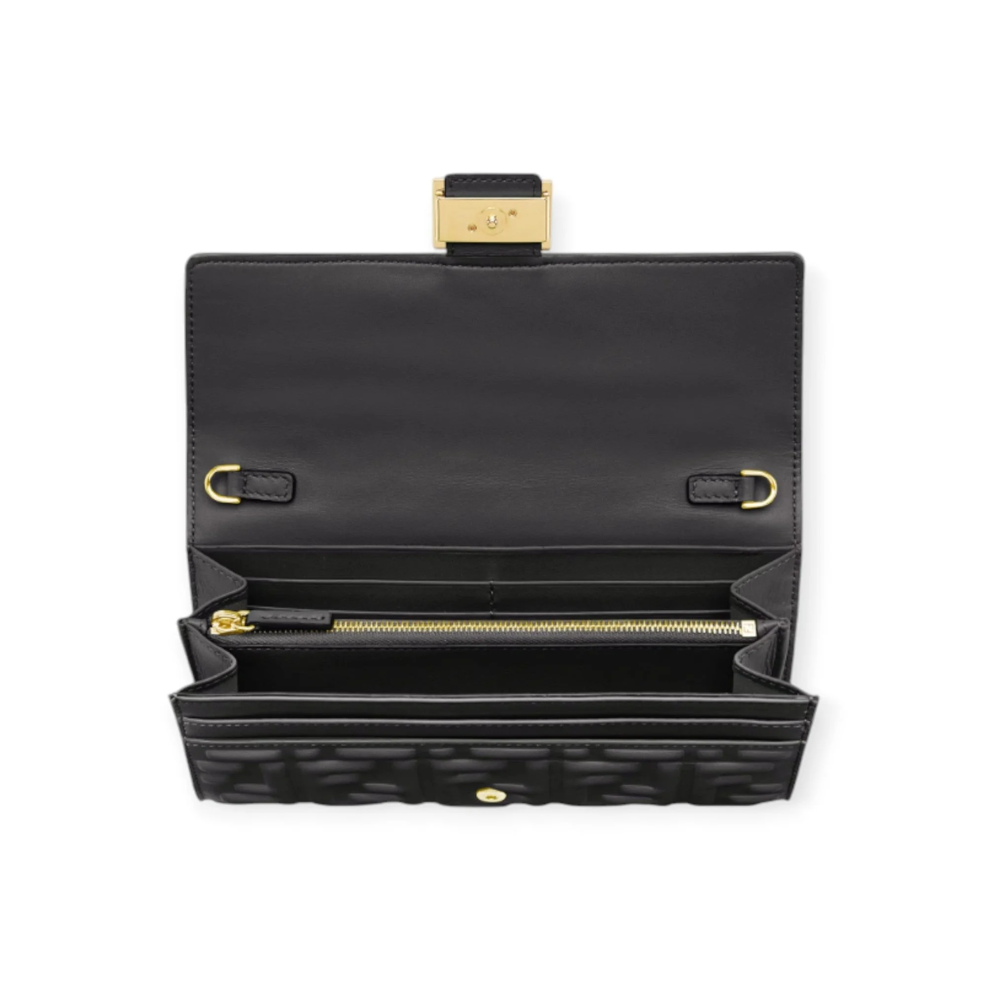 Baguette Continental Wallet With Chain - Image 3