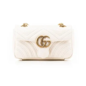 GG Marmont Mini Bag In White