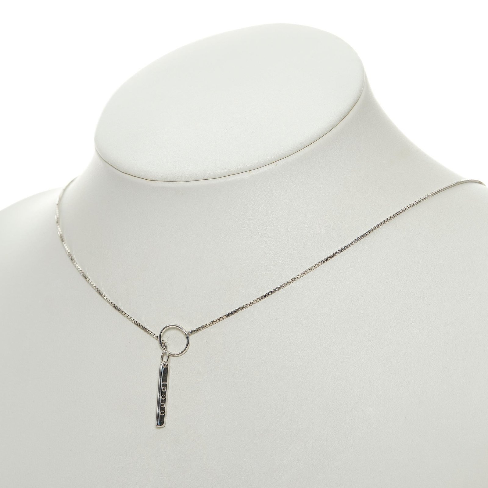 Gucci 18K Lariat Necklace - Image 5