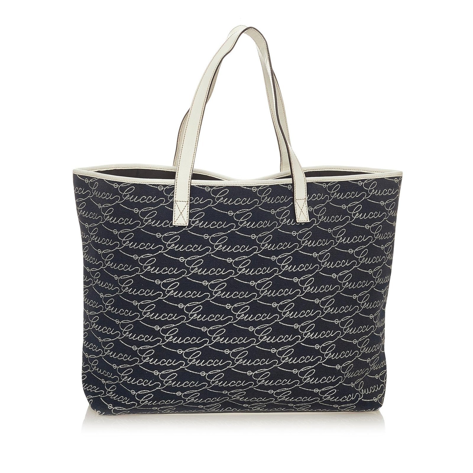 Gucci 85th Anniversary Canvas Tote Bag - Image 3