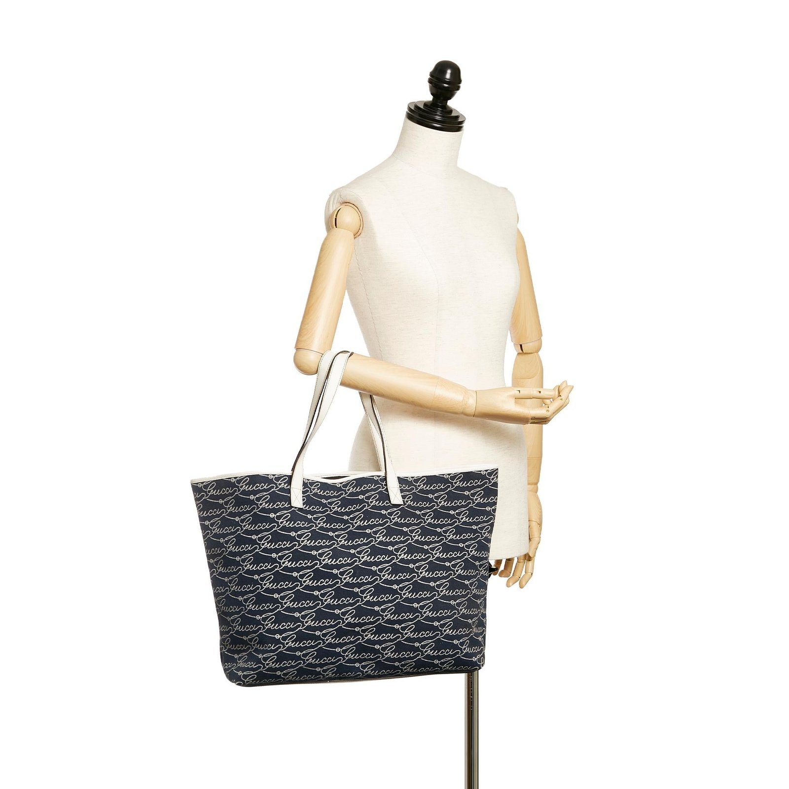 Gucci 85th Anniversary Canvas Tote Bag - Image 5