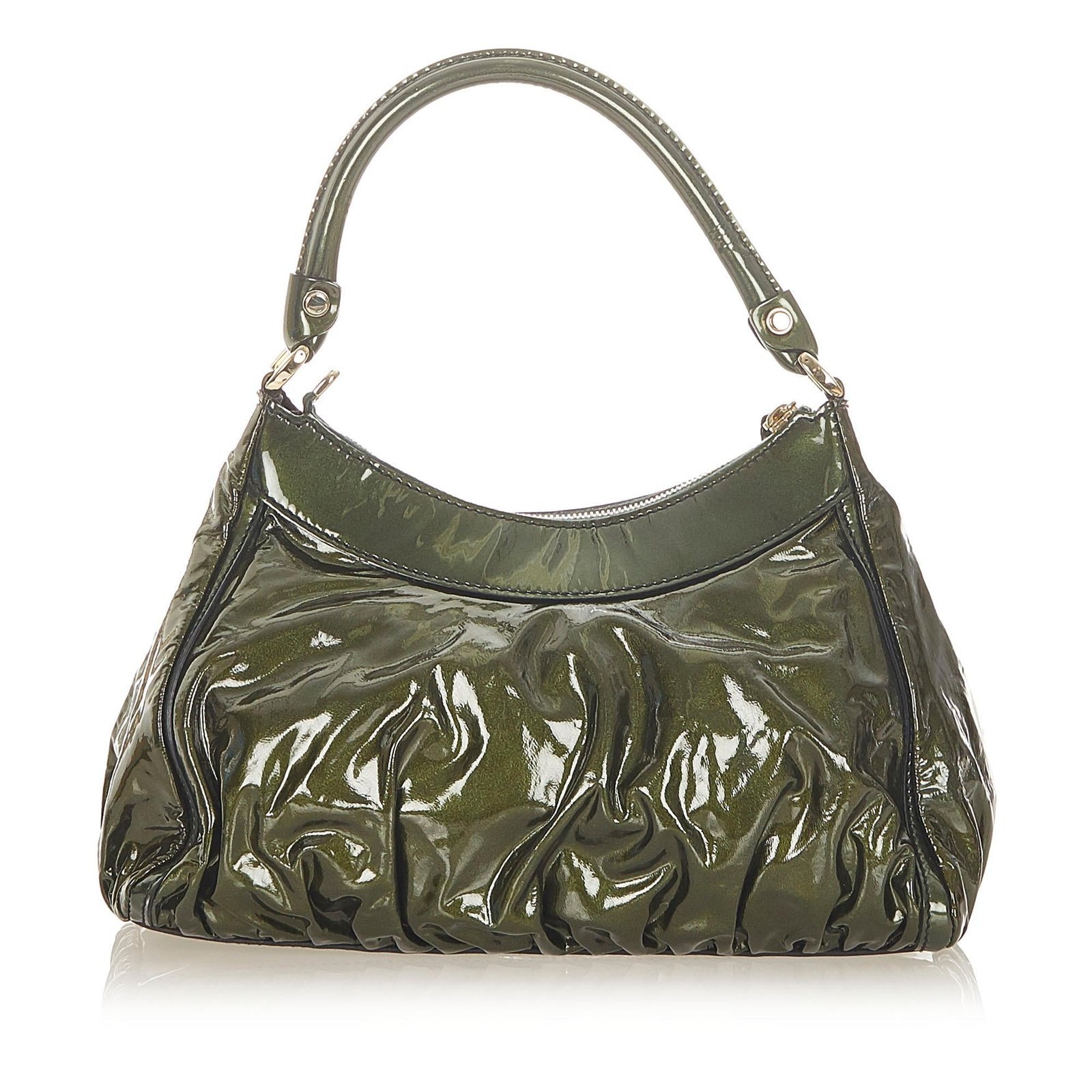 Gucci Abbey D-Ring Patent Leather Shoulder Bag - Image 3