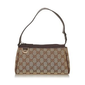 Gucci Abbey GG Canvas Baguette