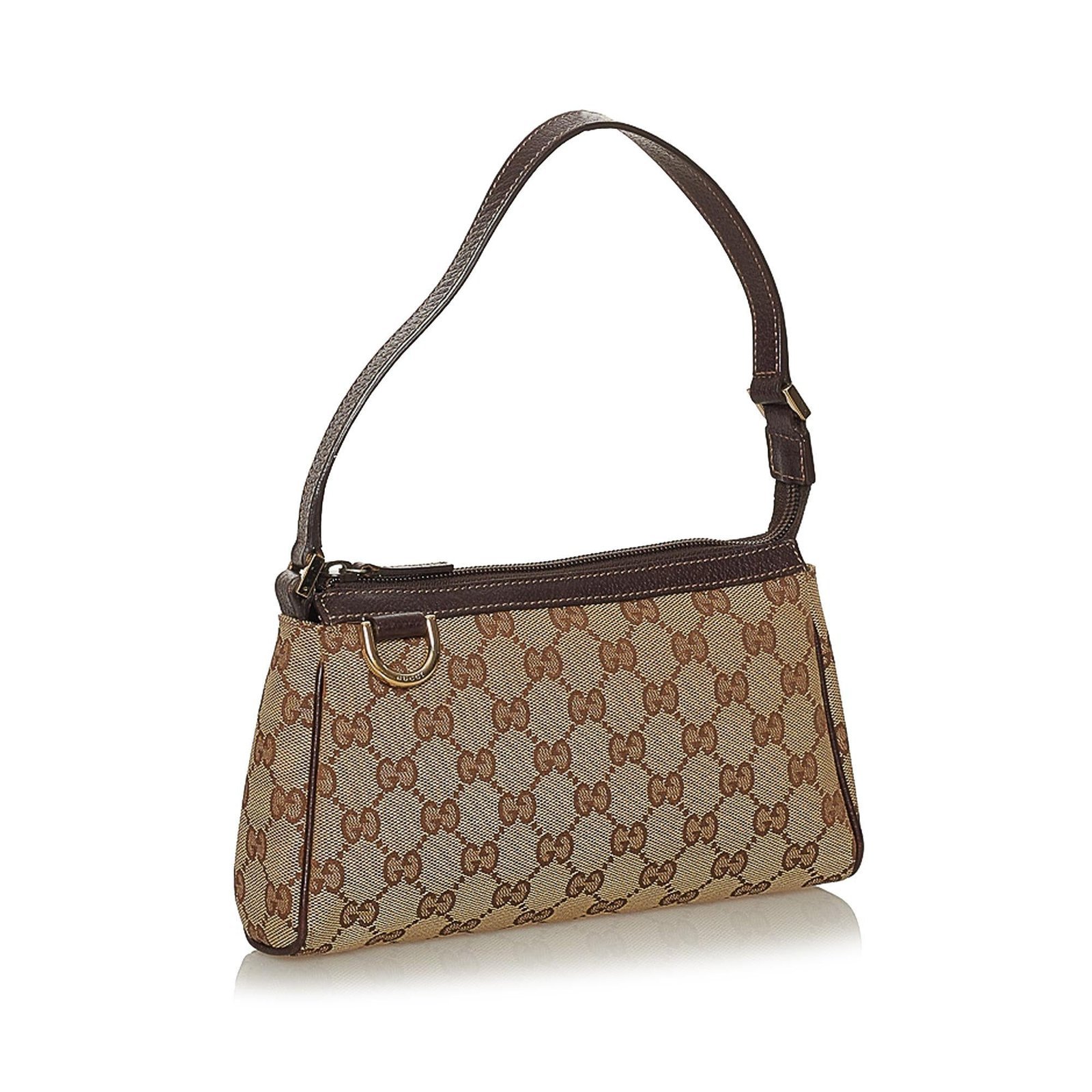 Gucci Abbey GG Canvas Baguette - Image 2
